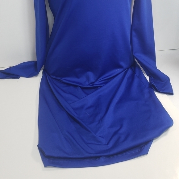 Charlotte Russe Long Sleeve Blue Dress - Picture 2 of 7